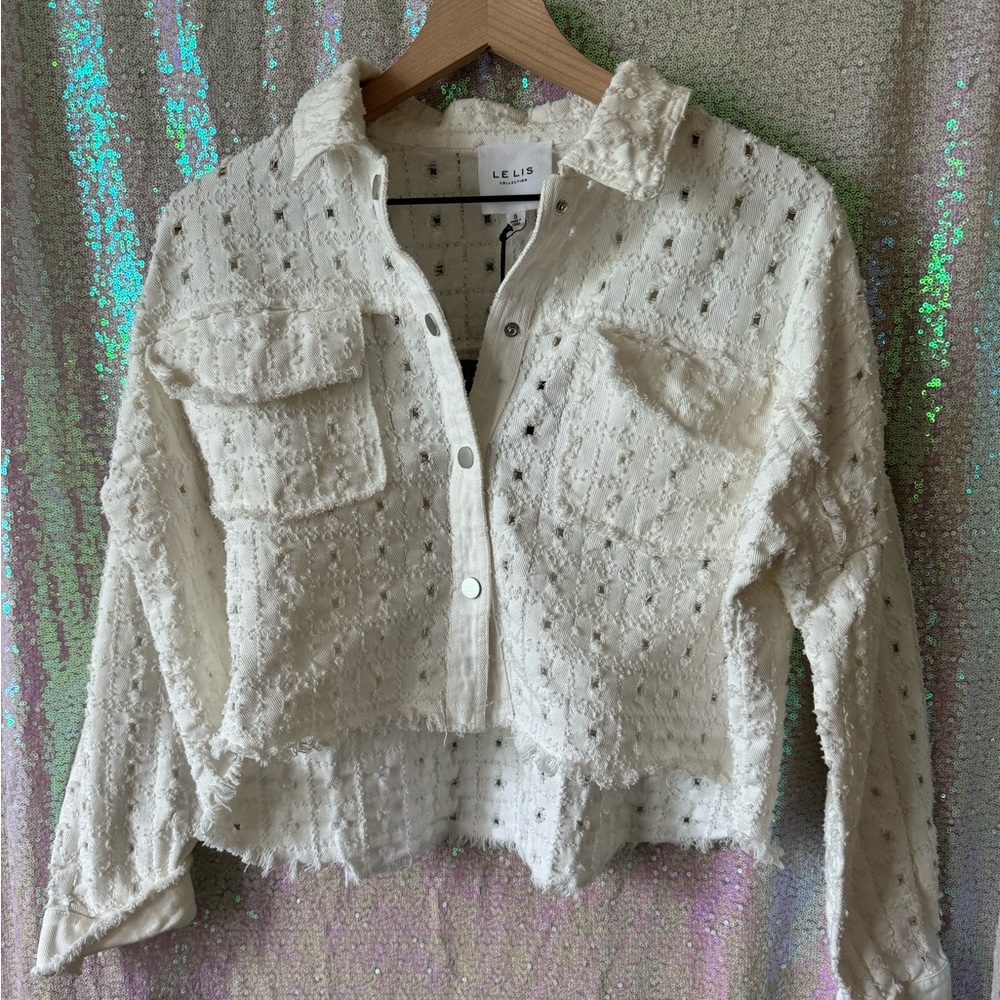 NWT White Le Lis Jacket